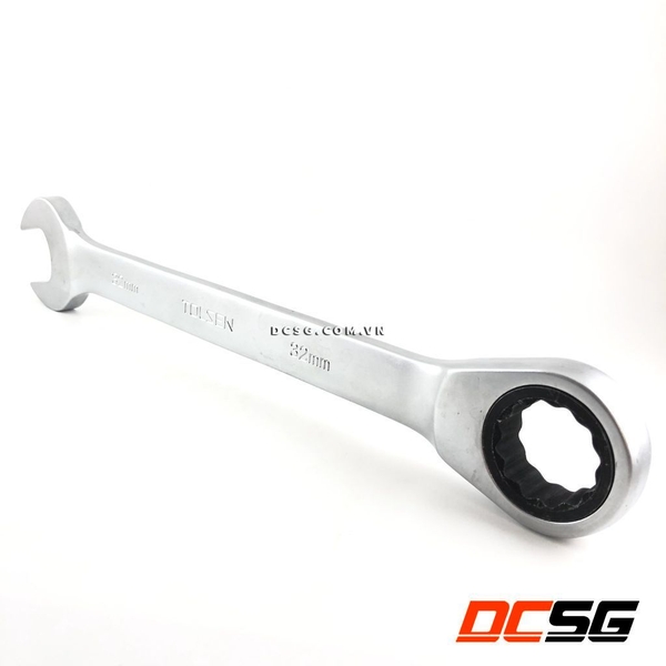 Cờ lê kết hợp 2 đầu vòng loại sâu và miệng 28mm bằng thép CrV Kendo-15228