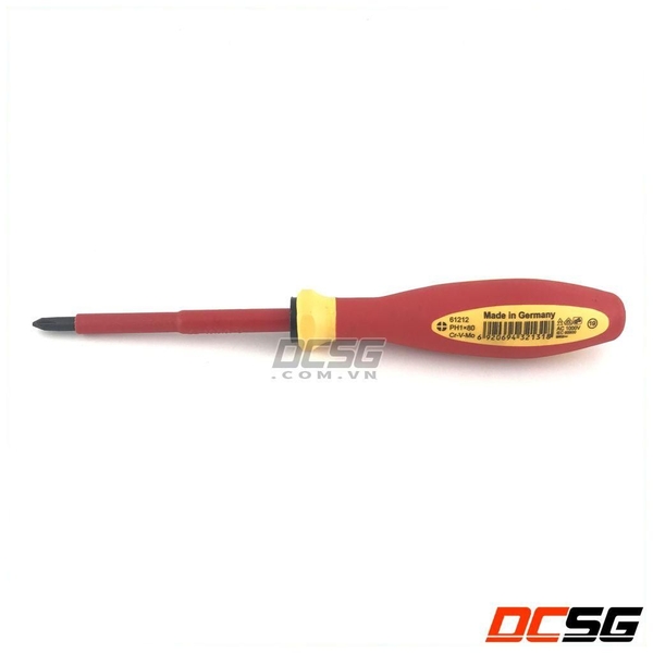 Tua vít bake #1.0x80mm cách điện 1000V Sata 61212