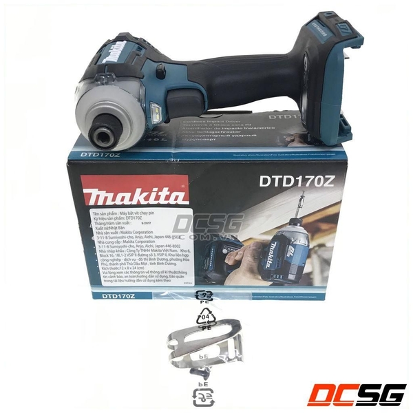 Máy vặn vít 175N.m dùng pin 18V Makita DTD170Z (không pin sạc)