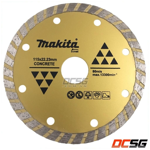 Lưỡi cắt kim cương phân đoạn 22.23x115mm Makita D-37596