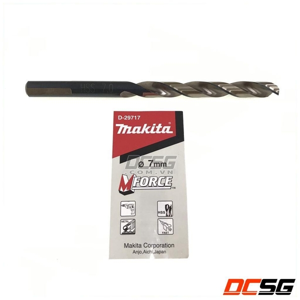 Mũi khoan Inox 7.0x109mm Hss Mforce Makita D-29717