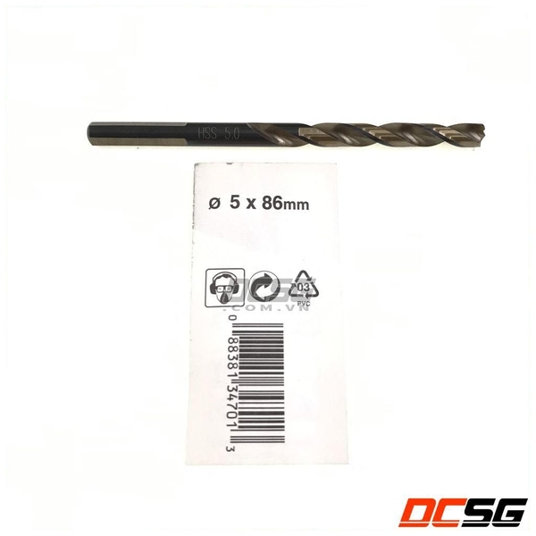 Mũi khoan kim loại 5.0x86mm HSS Mforce Makita D-29670
