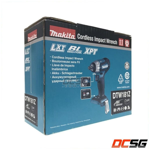 Máy siết bu lông 12.7mm dùng pin 18V Makita DTW181Z (Không pin sạc)