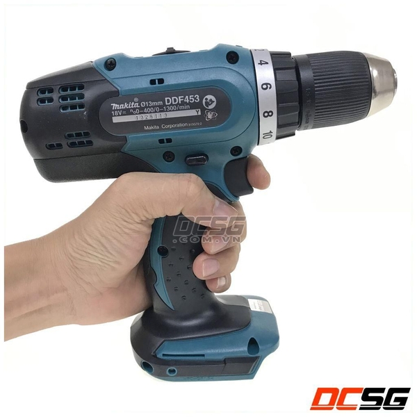 Máy khoan, vặn vít 13/36mm dùng pin 18V Makita DDF453Z (không pin sạc)