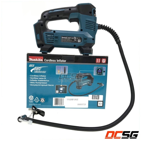 Máy bơm hơi dùng pin 18V Makita DMP180Z (không pin sạc)