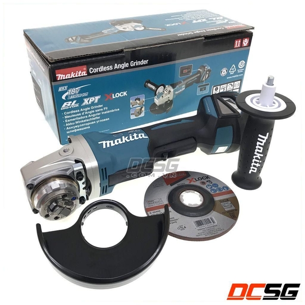 Máy mài góc 125mm dùng pin 18V Makita DGA519Z (không pin sạc)