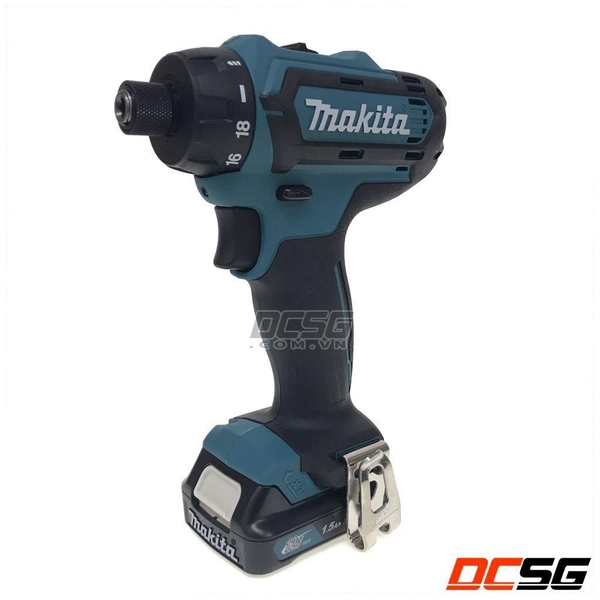 Máy khoan, vặn vít 10/21mm dùng pin 12Vmax Makita DF031DSYE