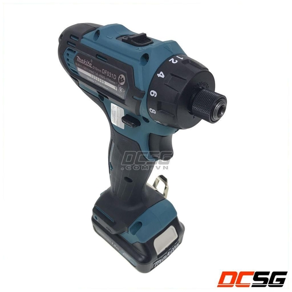 Máy khoan, vặn vít 10/21mm dùng pin 12Vmax Makita DF031DSYE