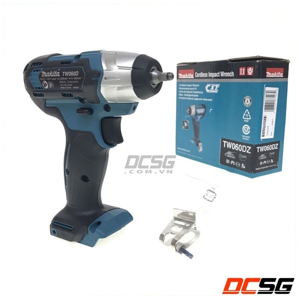 Máy siết bu lông 6.35mm dùng pin 12Vmax Makita TW060DZ (không pin sạc)