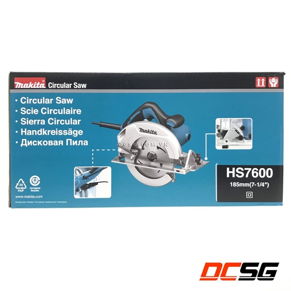 Máy cưa đĩa 185mm dùng điện 1200W Makita HS7600