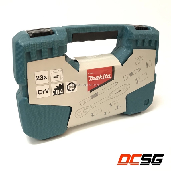 Bộ cần siết tự động và đầu tuýp Makita B-65573 (23 chi tiết/bộ)