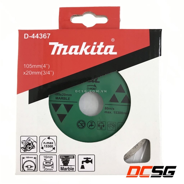 Đĩa cắt kim cương 105x20mm Makita D-44367