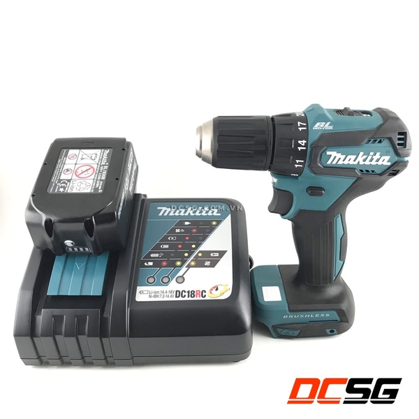 Máy khoan, vặn vít 13/36mm dùng pin 18V Makita DDF483Z (không pin sạc)