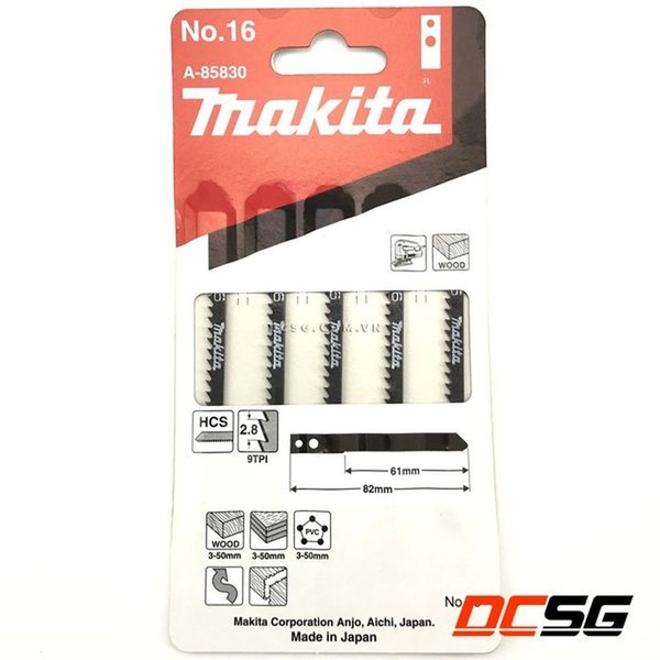 Lưỡi cưa lọng No.16 Makita A-85830 (1 lưỡi)
