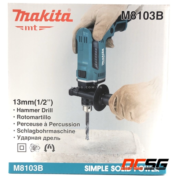 Máy khoan búa 13/13/38mm dùng điện 430W Makita M8103B