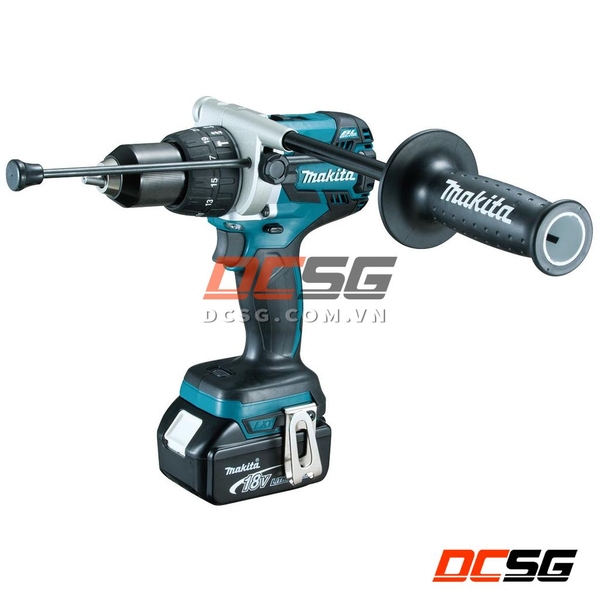 Tay cầm bên Makita 126413-8 kèm thước canh độ sâu cho máy DHP481/ XPH07