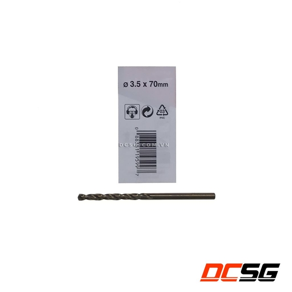 Mũi khoan Inox 3.5x70mm Hss-Co 5% Makita D-17332