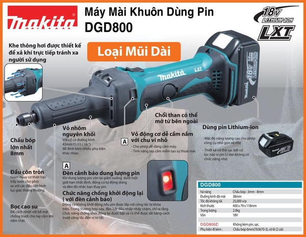 Máy mài khuôn 8.0mm (1/4