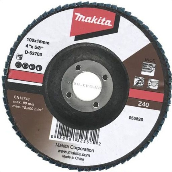 Nhám xếp 100mm Z40 Makita D-63703