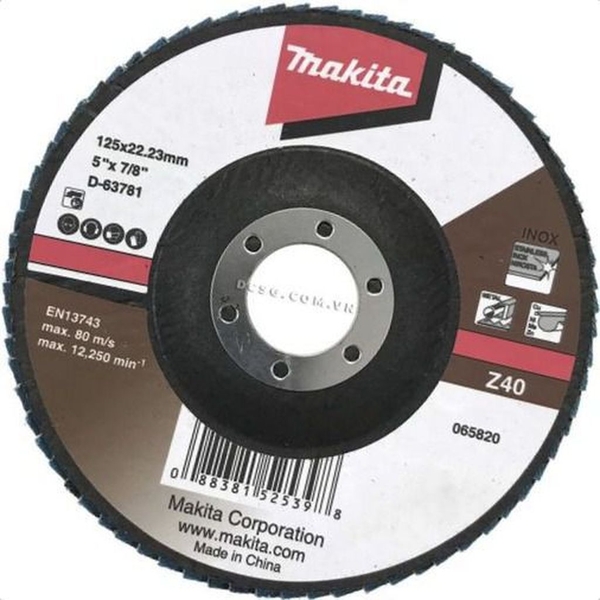 Nhám xếp 125mm Z40 Makita D-63781