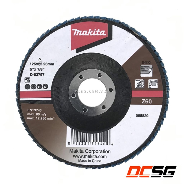 Nhám xếp 125mm Z60 Makita D-63797