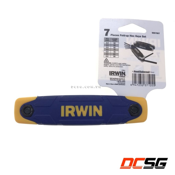 Bộ lục giác xếp 2.0-8.0mm Irwin T9097007 (7 chi tiết/bộ)