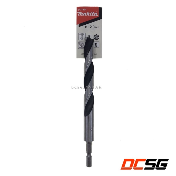 Mũi khoan gỗ 12x151mm chuôi lục giác Makita  D-31304