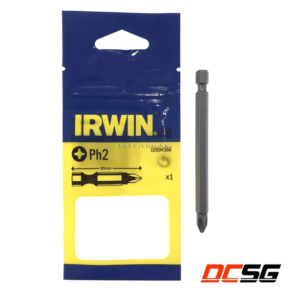 Đầu vít Bake PH2x90mm Irwin 10504366 (1 mũi)