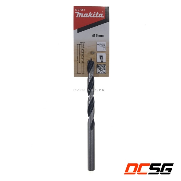 Mũi khoan gỗ 6.0x93mm chuôi tròn Makita D-07054