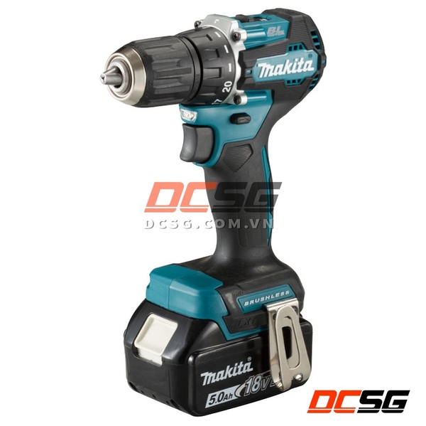 Máy khoan và vặn vít dùng pin 18V Makita DDF487RFJ