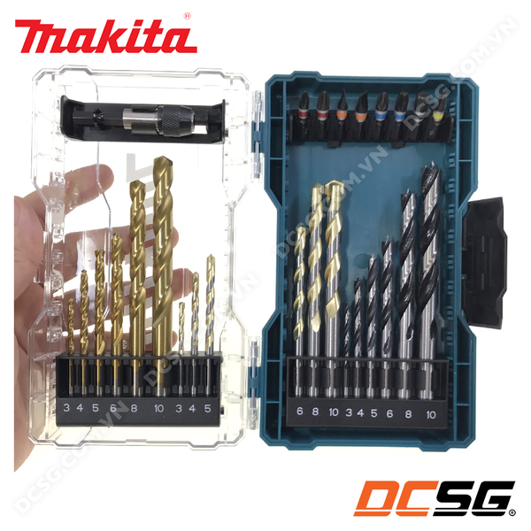 Bộ mũi khoan và mũi vít 27 Cái Makita E-07098