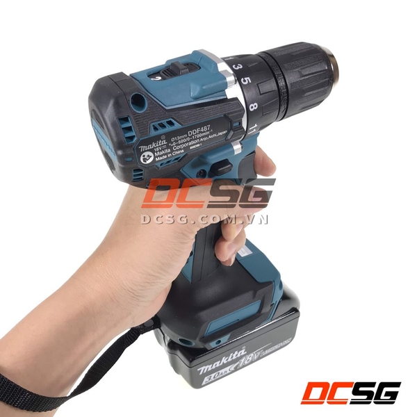 Máy khoan và vặn vít dùng Pin (18V) Makita DDF487Z