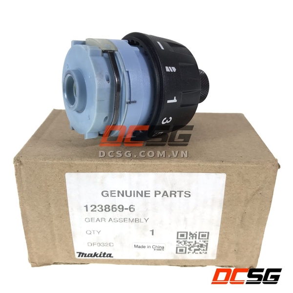 Cụm nhông máy DDF083/ DF032D Makita 123869-6