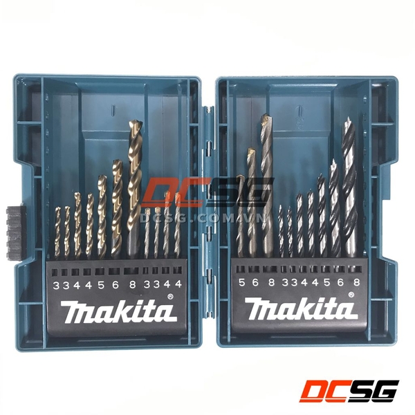 Bộ mũi khoan 21 Cái/bộ (Gỗ, Kim loại, Tường) Makita B-44884