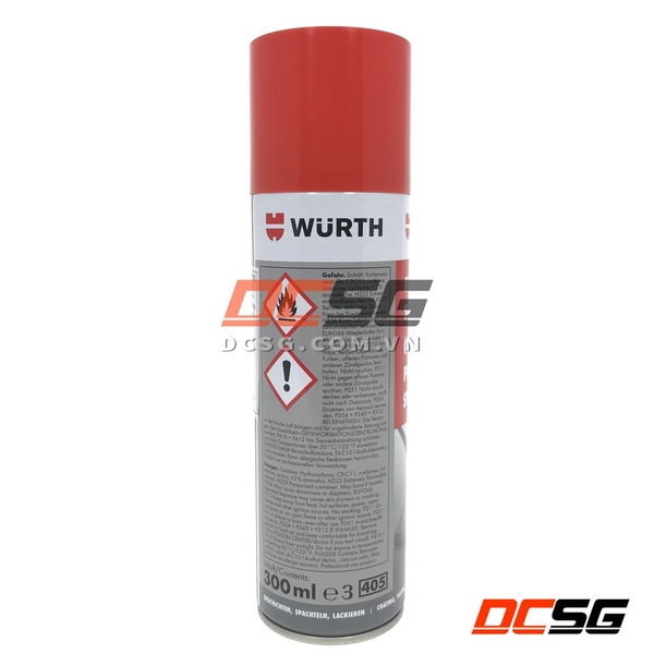Chất chống gỉ sét kim loại 300ml Wurth 089315