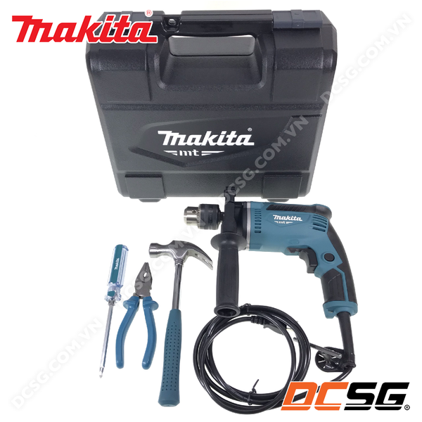 Máy khoan búa 13mm dùng điện 430W Makita M8103KX2B (26 Cái phụ kiện)