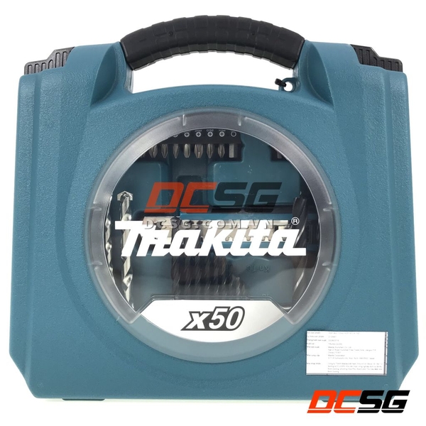 Bộ mũi khoan và vít tổng hợp 50 chi tiết Makita D-53687