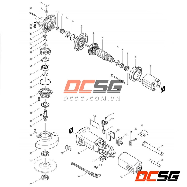 Nút công tắc 9553NB/ 9556HN/ 9558HN Makita 419566-3