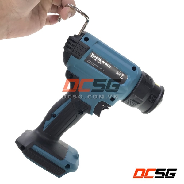 Máy thổi nóng 550℃ dùng Pin 18V Makita DHG180ZK (thân máy)