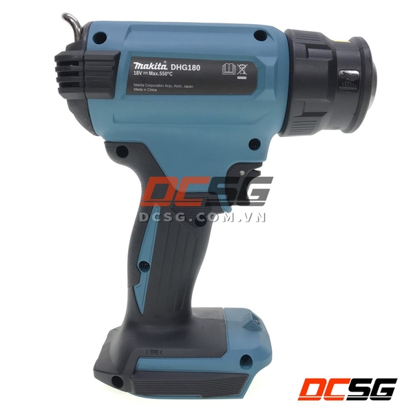 Máy thổi nóng 550℃ dùng Pin 18V Makita DHG180ZK (thân máy)