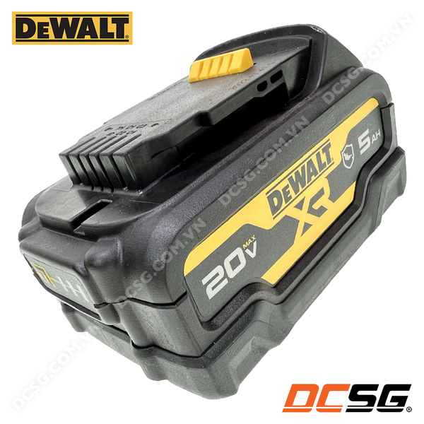 Pin LITHIUM ION XR 20V max 5.0 Ah kháng dầu Dewalt DCB184G-B1