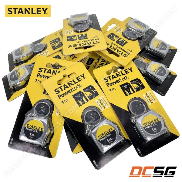 Thước kéo móc khóa Power Lock 1m Stanley 0-39-055