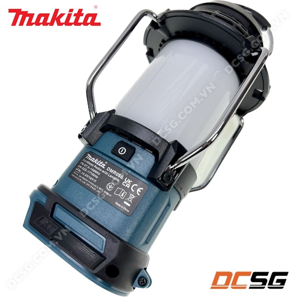 Radio kết hợp đèn lồng dùng pin (18V/14.4V) Makita DMR055 (không pin sạc)