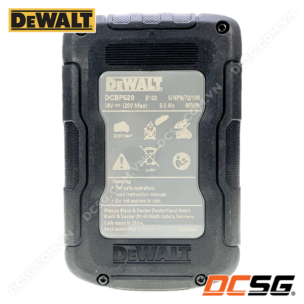 Pin li-ion 20V MAX DEWALT POWERSTACK™ 5.0 Ah DCBP520-B1