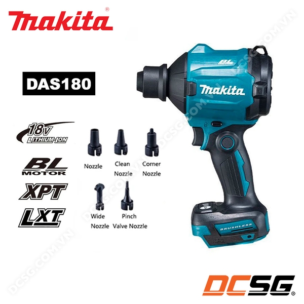 Máy thổi bụi dùng pin BL/ 18V Makita DAS180Z