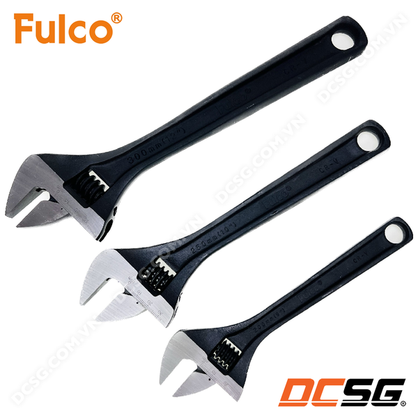 Mỏ lết cán đen cao cấp Fulco (bảo hành 10 năm)