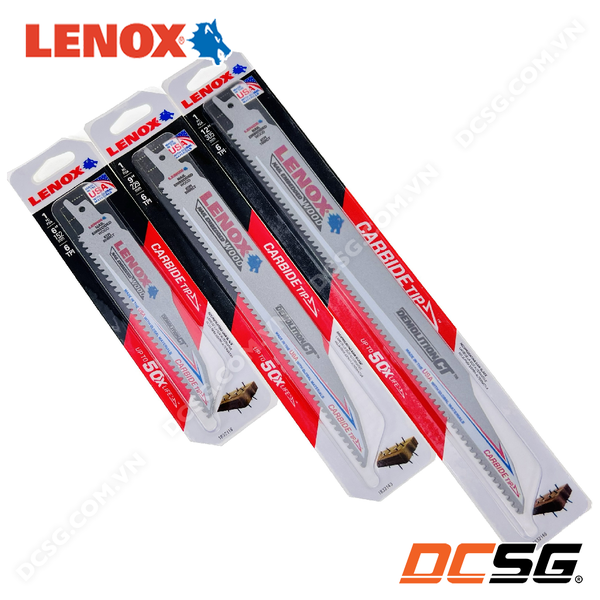 Lưỡi cưa kiếm cắt gỗ có đinh răng hợp kim LENOX DEMOLITION CT™