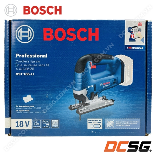 Máy cưa lọng dùng pin 18V Bosch GST 185-LI (thân máy)