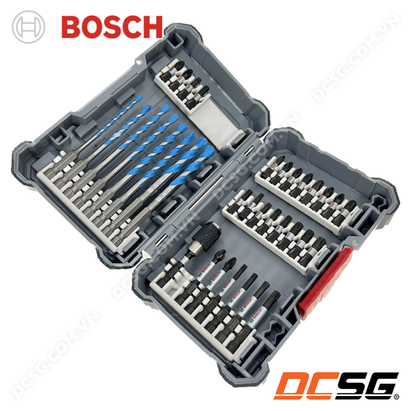 Bộ mũi khoan đa năng và vặn vít Pick & Click 35 chi tiết Bosch 2607017570