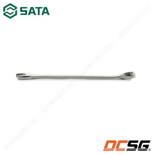 Cờ lê 2 đầu vòng miệng thép Chrome Sata 402